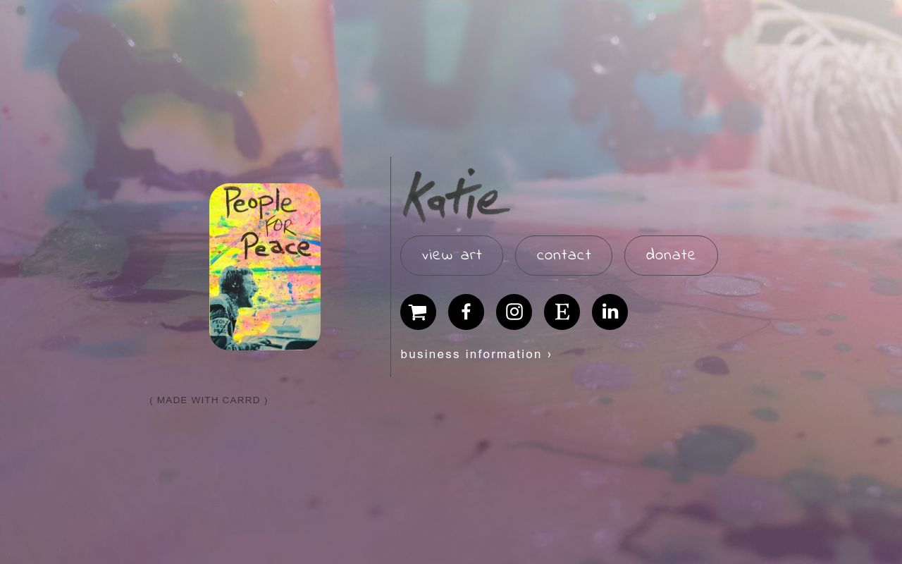 Carrd profile picture for @katie